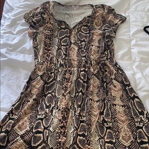 Snakeskin dress
